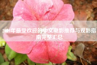 2019年最受欢迎的中文电影推荐与观影指南完整汇总
