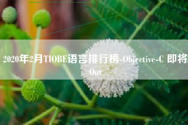 2020年2月TIOBE语言排行榜-Objective-C 即将Out
